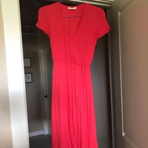 Wayf coral dress